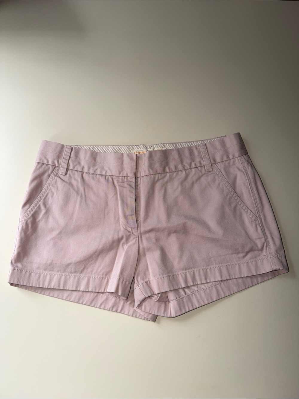 J. Crew 3" Light Pink Chino Cotton Shorts
